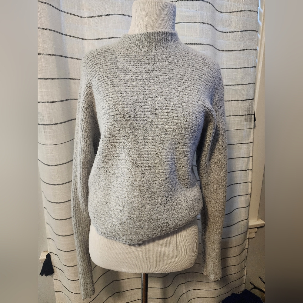 Cozy Gray Knit Sweater